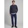 JJ REBEL relaxed fit gebreide trui - donkerblauw