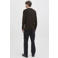 JJ REBEL relaxed fit gebreide trui - donkerbruin