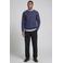 JJ REBEL regular fit gebreide trui - blauw