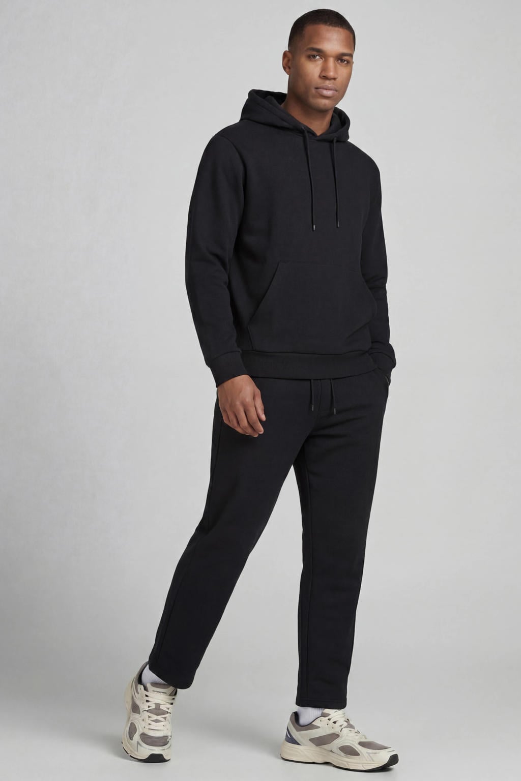 JJ REBEL loose fit joggingbroek - zwart