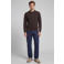 JJ REBEL regular fit gebreide trui - bruin