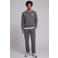 JJ REBEL relaxed fit sweater met backprint - grijs