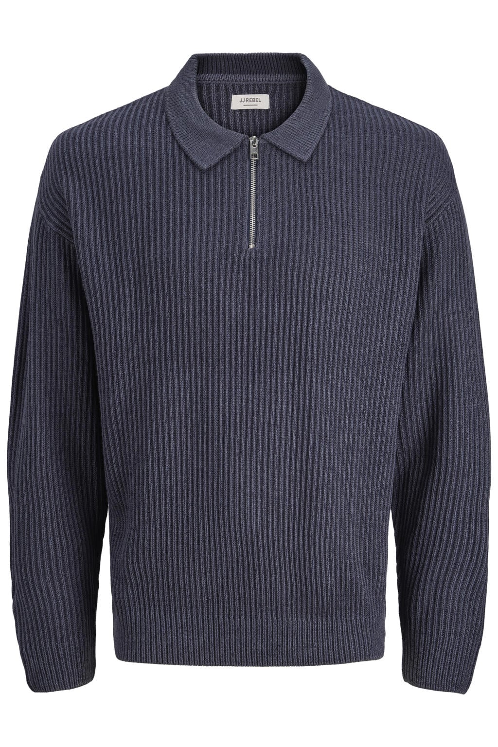 JJ REBEL relaxed fit gebreide trui - vintage indigo