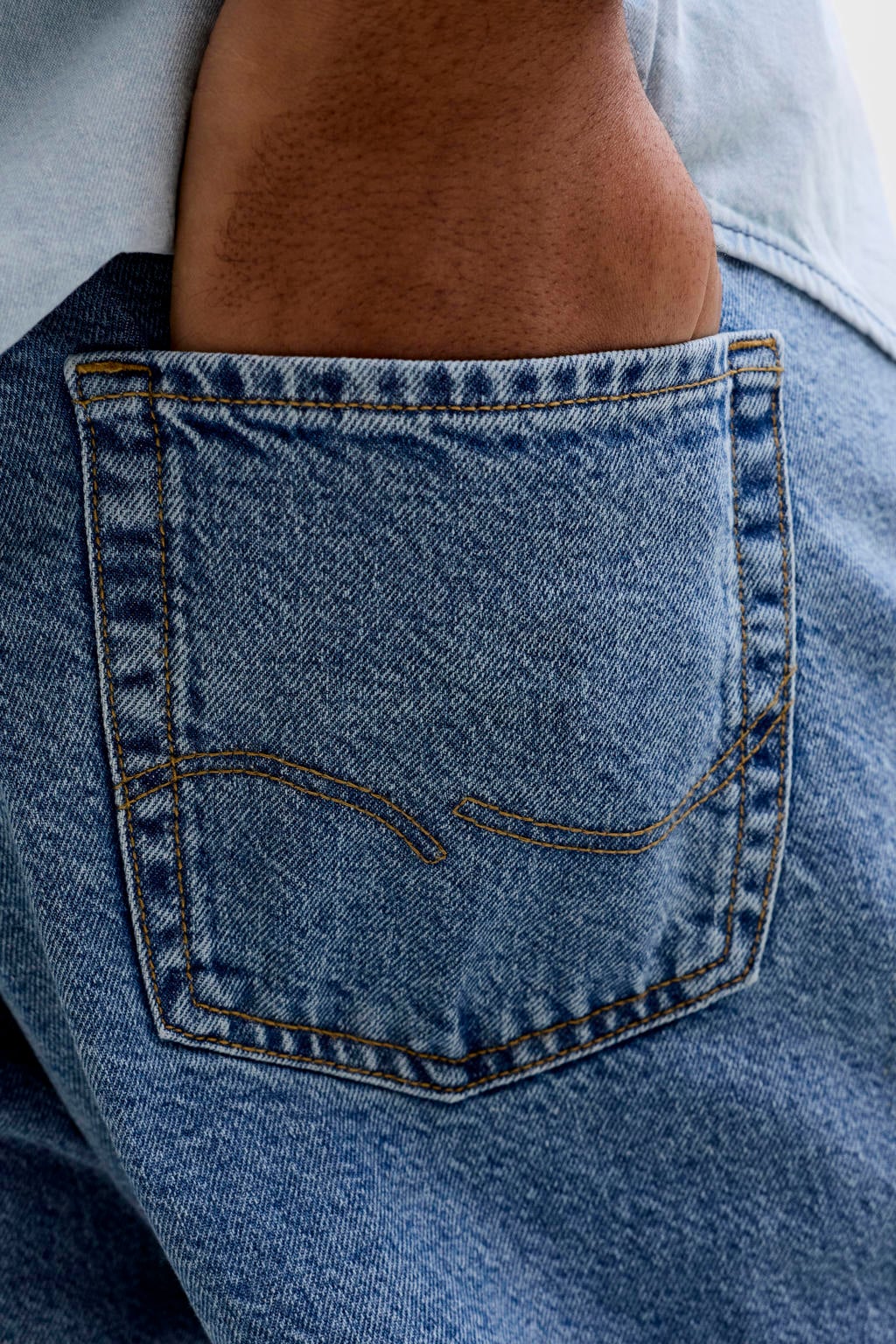 JACK & JONES PLUS SIZE relaxed fit jeans - blauw