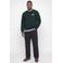 JACK & JONES PLUS SIZE regular fit trui met logo - donkergroen