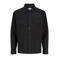JACK & JONES PLUS SIZE relaxed fit overshirt - zwart