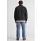 JACK & JONES PLUS SIZE regular fit geruit overshirt - zwart
