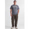 JACK & JONES PLUS SIZE relaxed fit T-shirt met print - grijsblauw