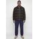 JACK & JONES PLUS SIZE regular fit geruit overshirt - olijfgroen