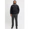 JACK & JONES PLUS SIZE katoenen regular fit gebreide trui - zwart