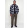 JACK & JONES PLUS SIZE katoenen regular fit gebreide trui - zwart