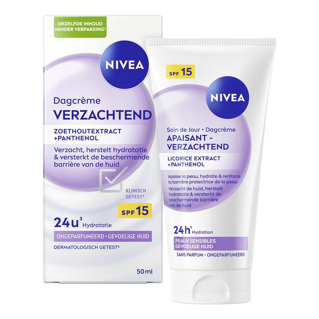 NIVEA Essentials +24h sensitive dagcreme SPF15 - 50 ml