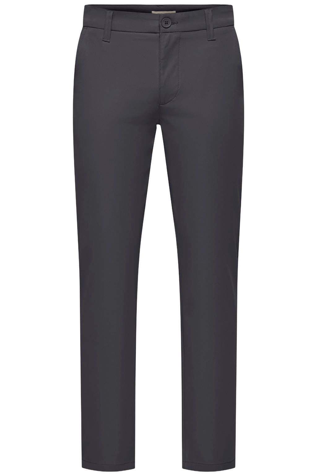 ONLY & SONS regular fit casual broek - grijs