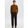 Selected katoenen gebreide regular fit trui - monks robe