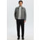 Selected katoenen regular fit gebreide coltrui - lichtgrijs
