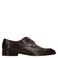 Manfield leren veterschoenen - zwart
