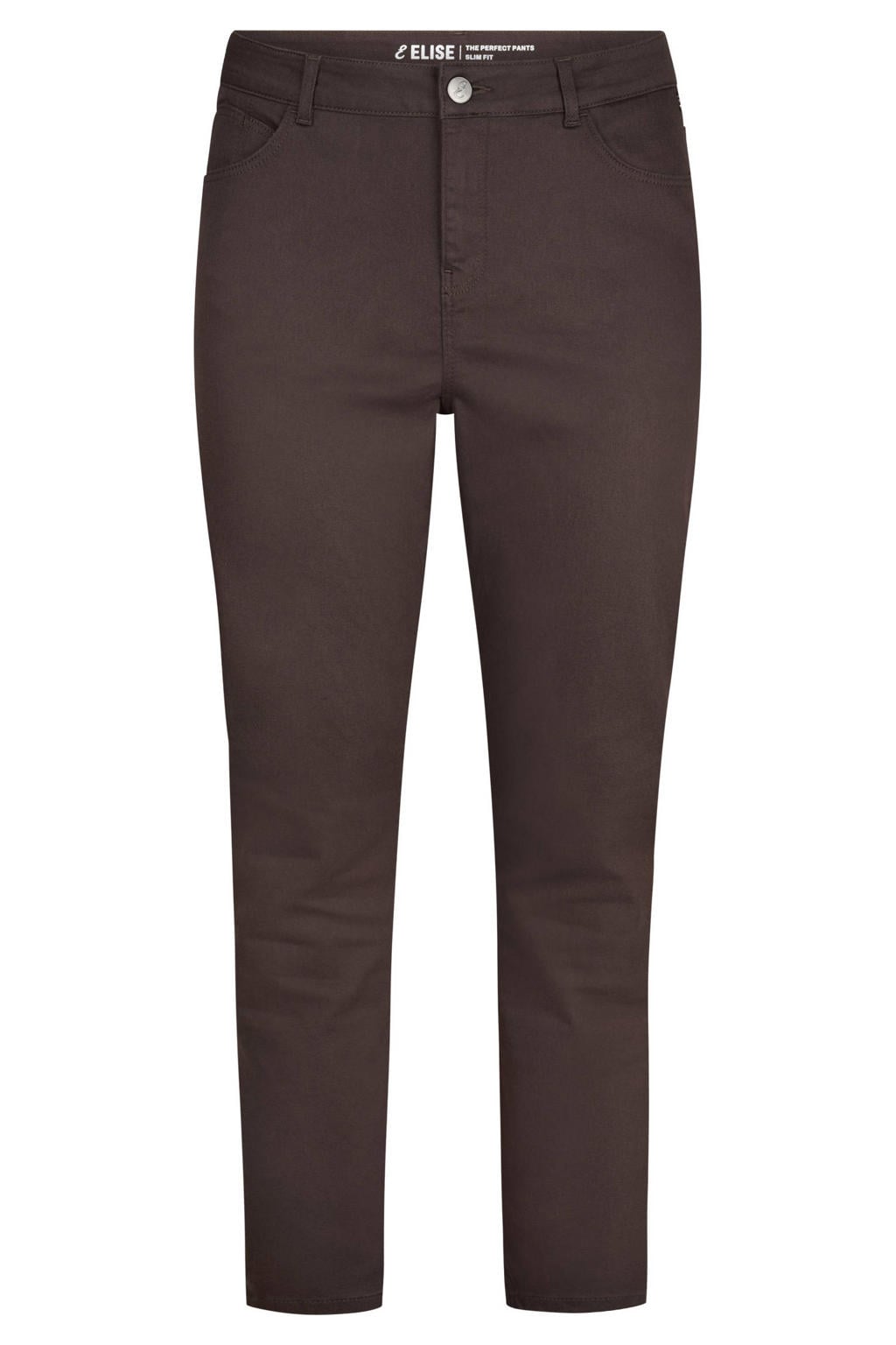 Miss Etam Plus skinny jeans - bruin