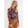 Tramontana top met print - paars