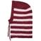 PIECES balaclava PCNAMBI bordeauxrood/roze