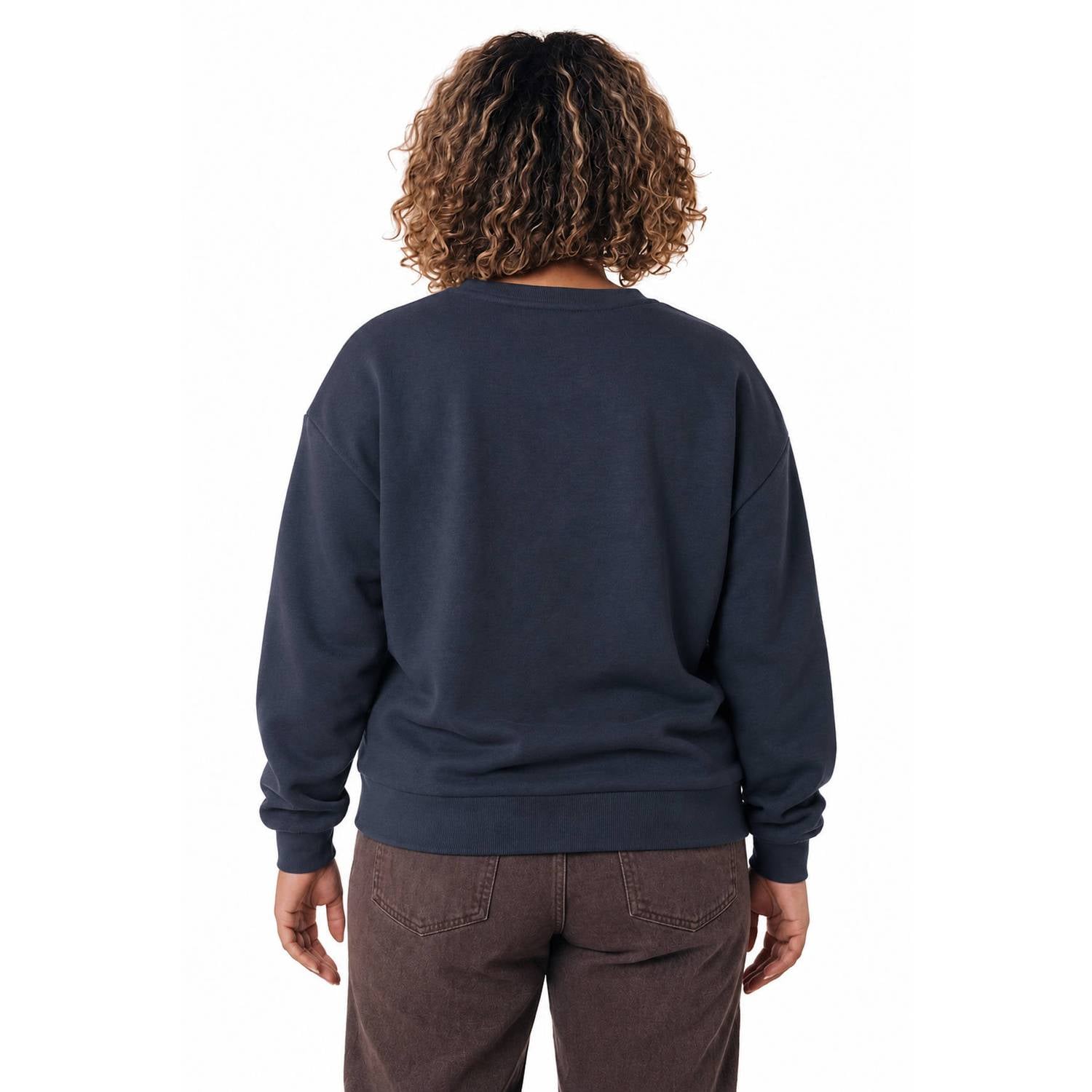 Colourful Rebel Curve Plus Size sweater donkerblauw