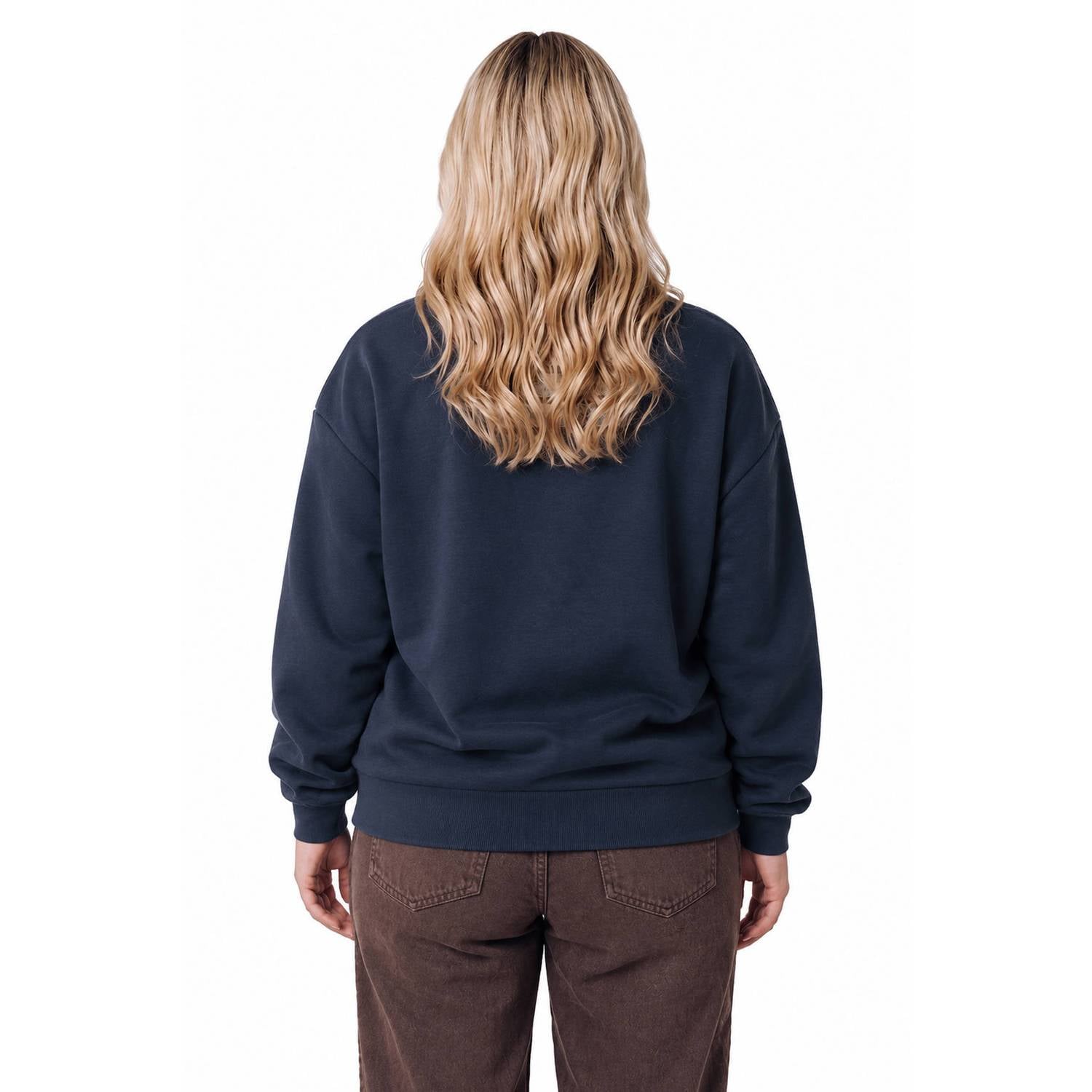 Colourful Rebel Curve Plus Size sweater donkerblauw