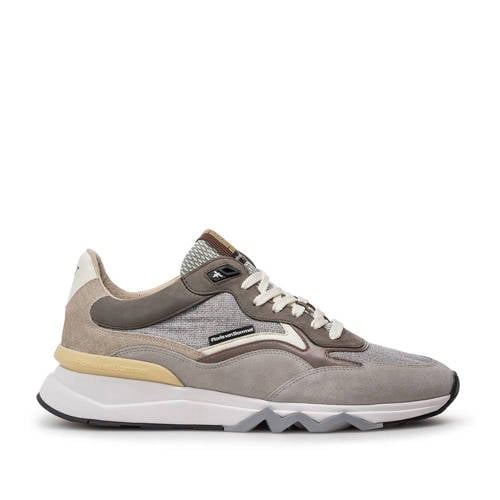 Floris van Bommel De Zager 05.29 suède sneakers lichtgrijs