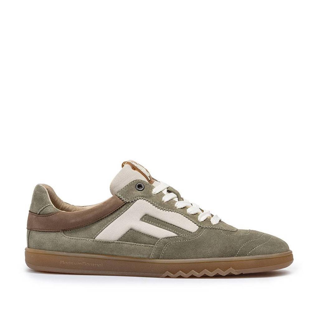 Floris van Bommel De Zaler 04.01 suède sneakers lichtgroen