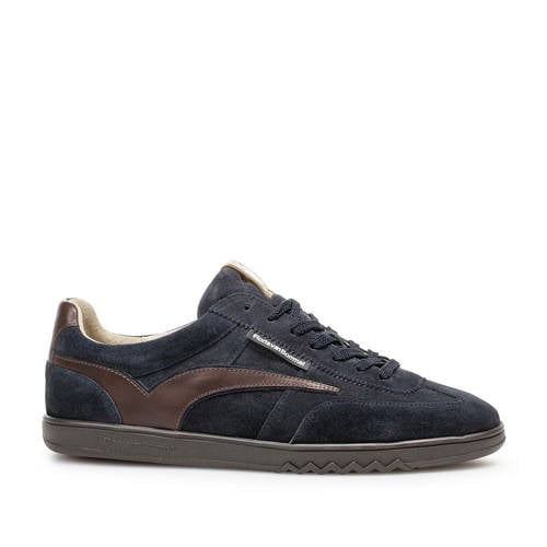 Floris van Bommel De Zaler 01.39 suède sneaker donker blauw