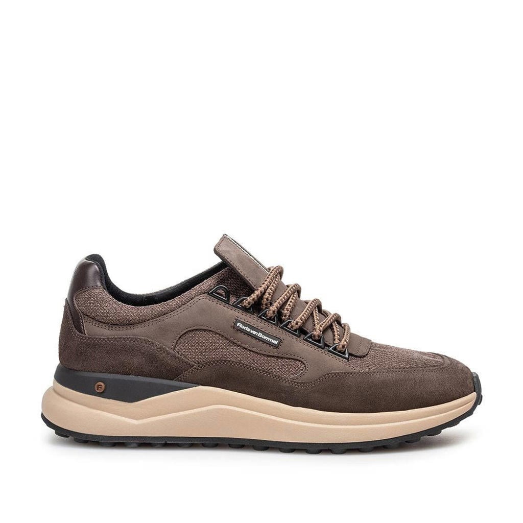Floris van Bommel De Trikker 04.00 suède sneakers bruin