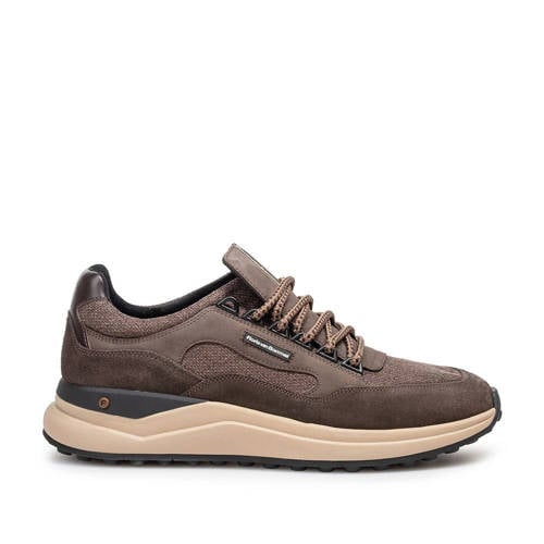 Floris van Bommel De Trikker 04.00 suède sneakers bruin