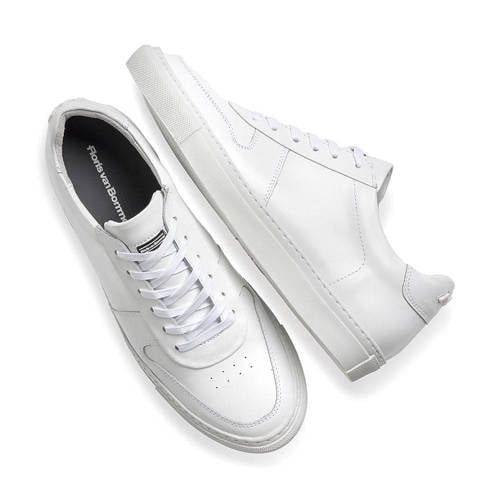 Floris van Bommel De Witter 02.00 leren sneakers wit