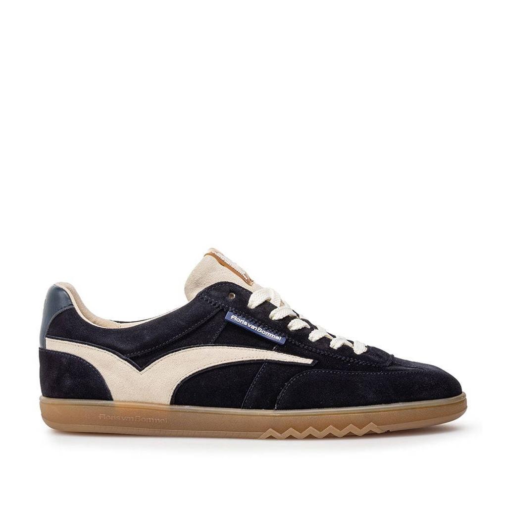 Floris van Bommel De Zaler 01.27 suède sneakers donkerblauw