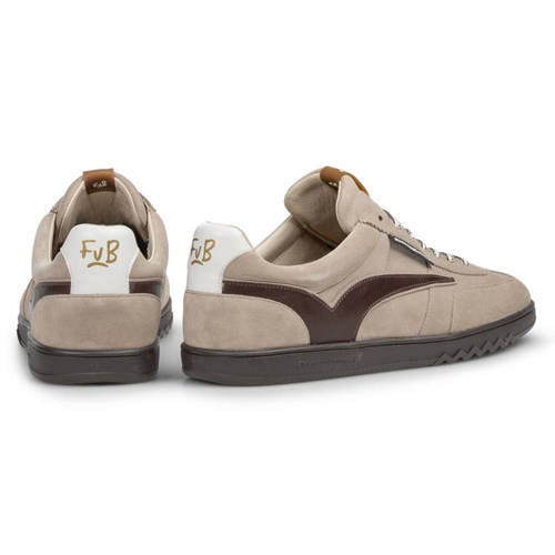 Floris van Bommel De Zaler 01.29 suède sneakers lichtbruin – licht bruin