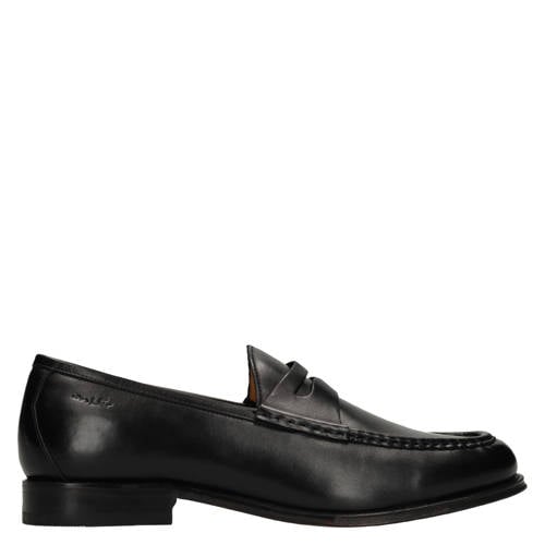 Van Lier leren loafers zwart