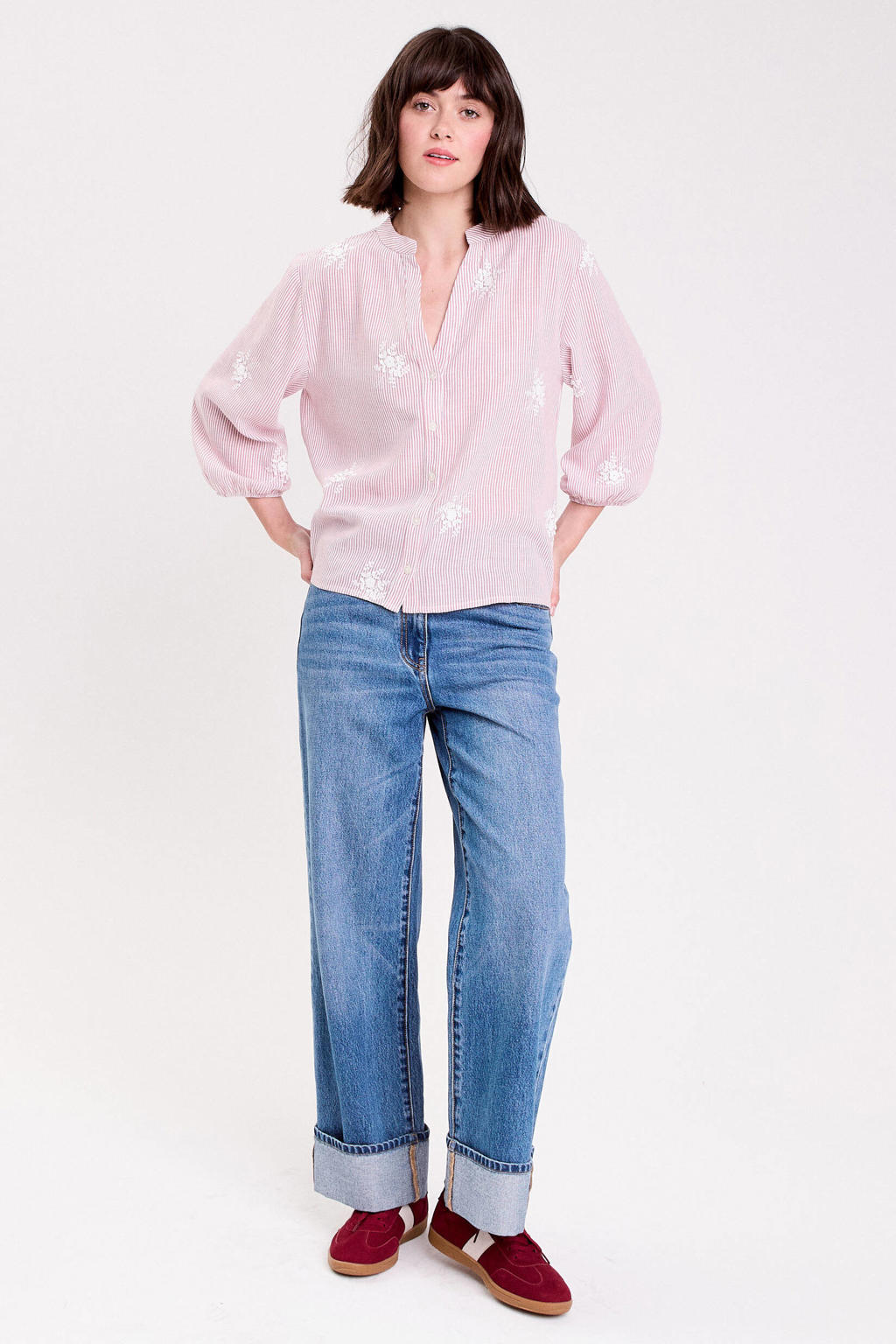 Cache Cache gestreepte blouse - rood