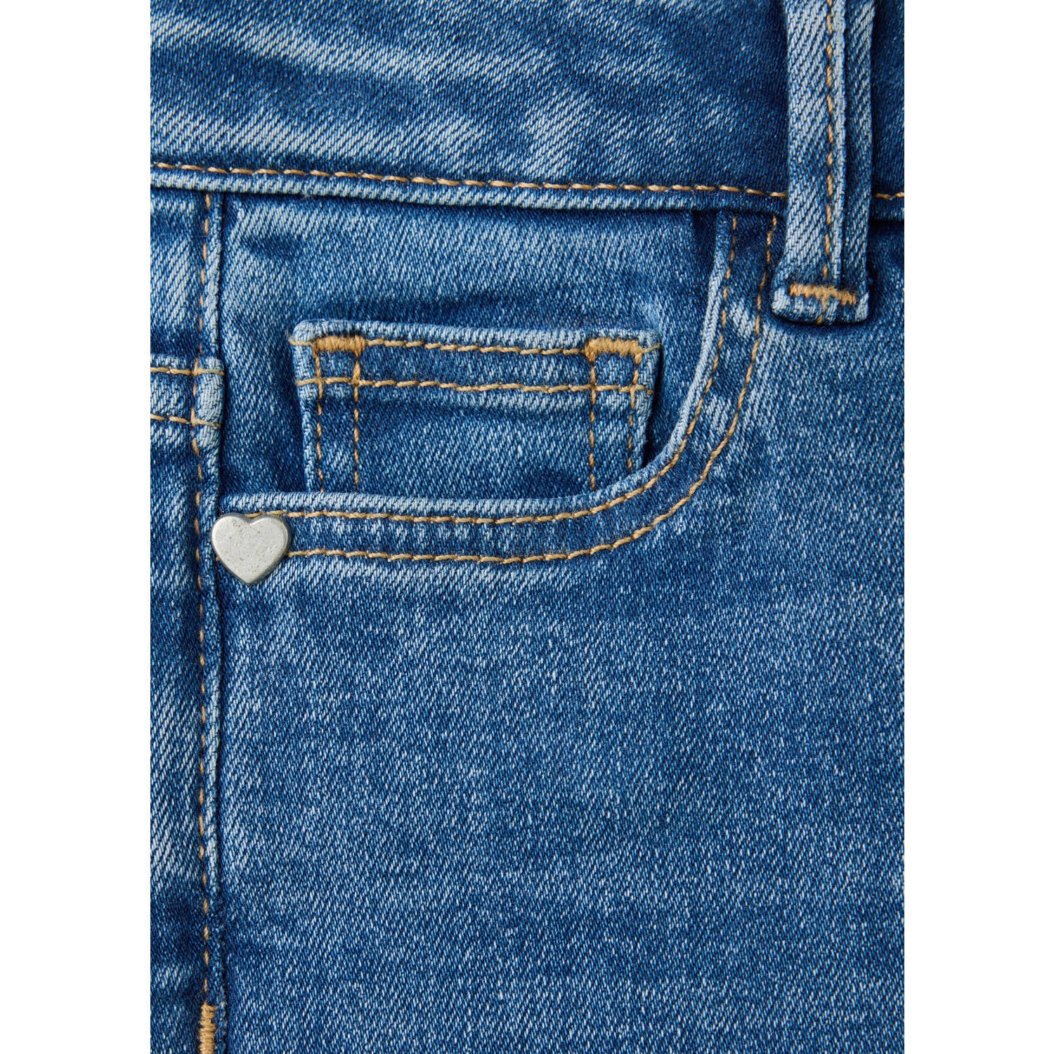 Mango Kids skinny jeans mediumblauw