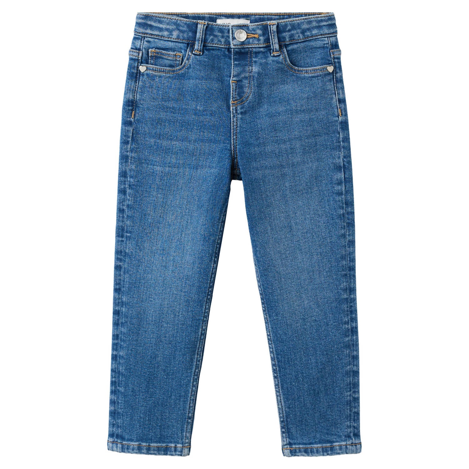 Mango Kids skinny jeans mediumblauw