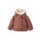 Mango Kids gebloemde winterjas - koper