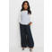 Mango Kids gestreepte gebreide top - lichtblauw