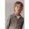 Mango Kids gebreide trui - lichtbruin