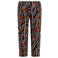 Colletta Plus Size slim fit broek met print - bruin/zwart