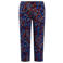 Colletta Plus Size slim fit broek met print - blauw/bruin