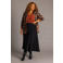 Colletta Plus Size A-lijn rok - zwart
