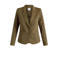 Yest Curve Plus Size travelstof regular fit blazer - olijfgroen