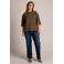 Yest Curve Plus Size top - olijfgroen