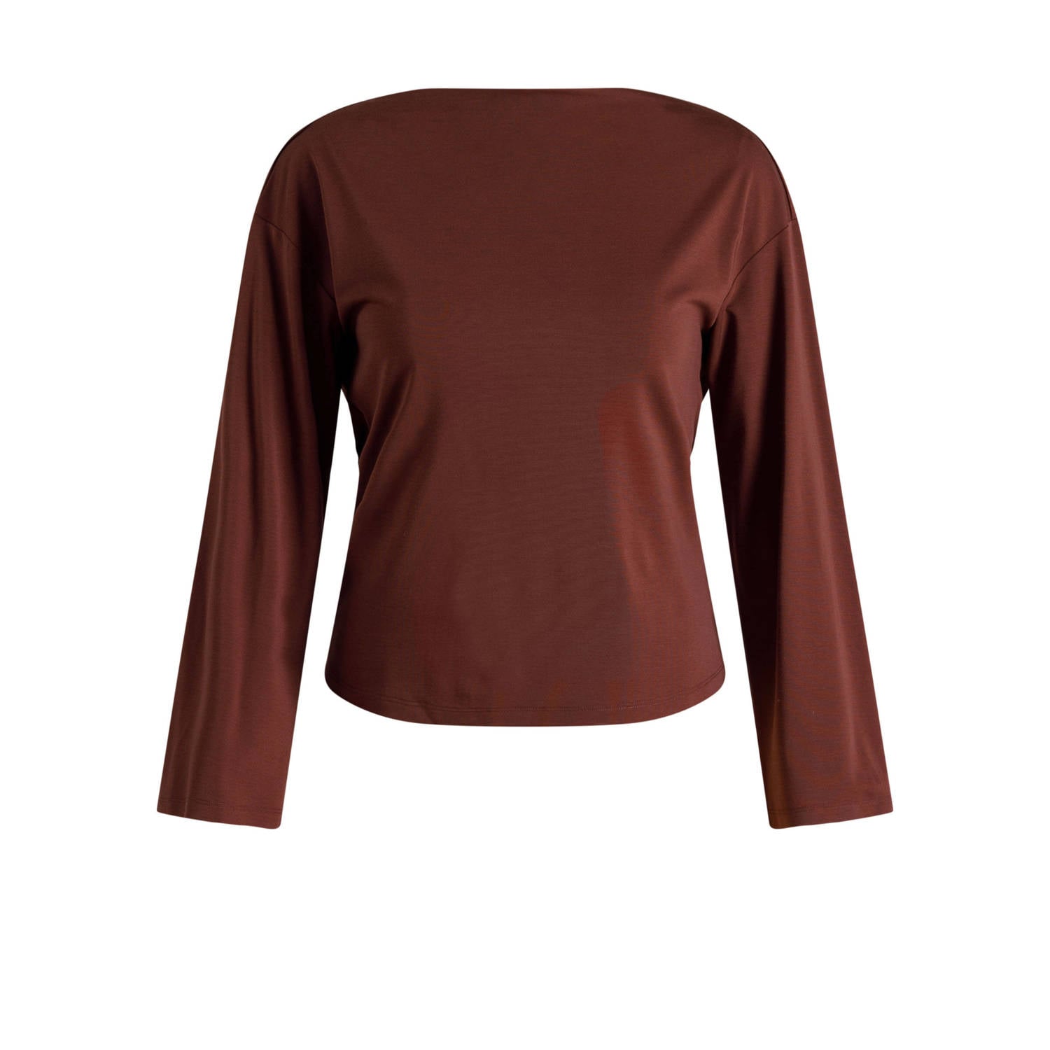 Yest Curve Plus Size top roodbruin