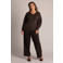 Yest Curve Plus Size wollen gebreide trui - bruin