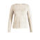 Yest Curve Plus Size kanten top - ecru