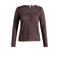 Yest Curve Plus Size kanten top - bruin