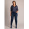 Yest Curve Plus Size top met print - donkerblauw